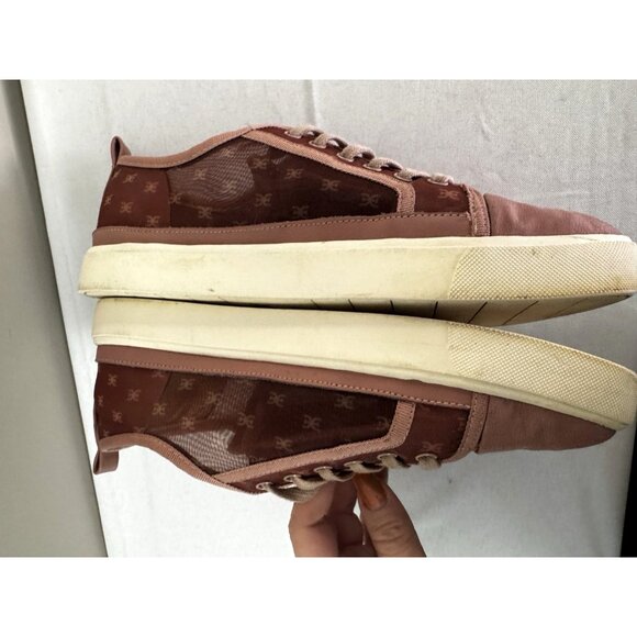 Sam Edelman Edelyn Womens 9.5 Sneakers Pink Blush Mesh Cottagecore - Picture 15 of 16